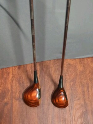 Pinseeker RB-350 1 & 3 Wood VTG Steel Shaft Lot True Temper Dynamic RH