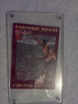 dominique wilkins limited edition card 1992 DOMINIQUE WILKINS LIMITED ED 1 OF 12 FLEER BASKETBALL CARD