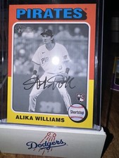 Alika Williams Topps Heritage 2024 Black And White #128 (RC) Pirates Rare!!!!!