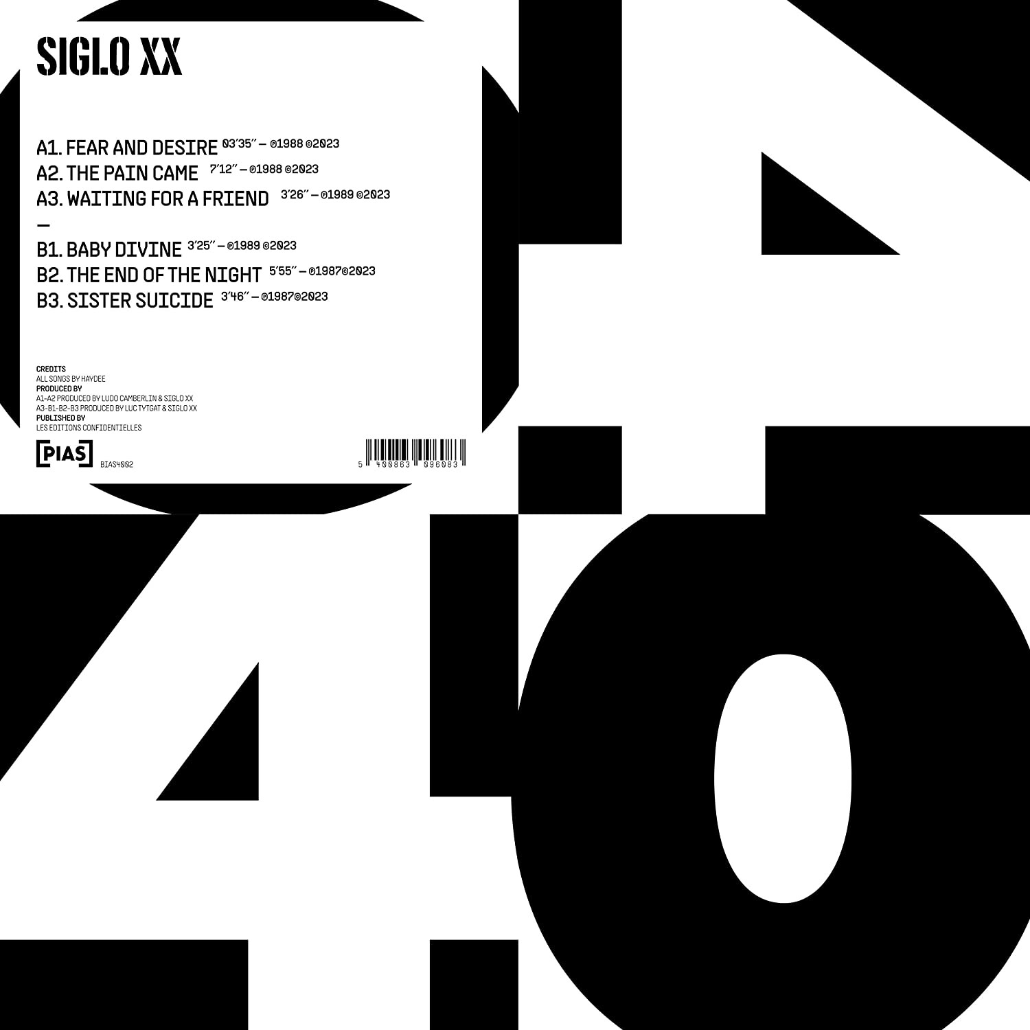 Siglo XX (PIAS) 40 (Vinyl LP) 12" EP