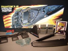GI Joe Vintage 1988 PHANTOM X-19 Rudder, Canopy, ETC, Parts Lot "E" Hasbro 1:18