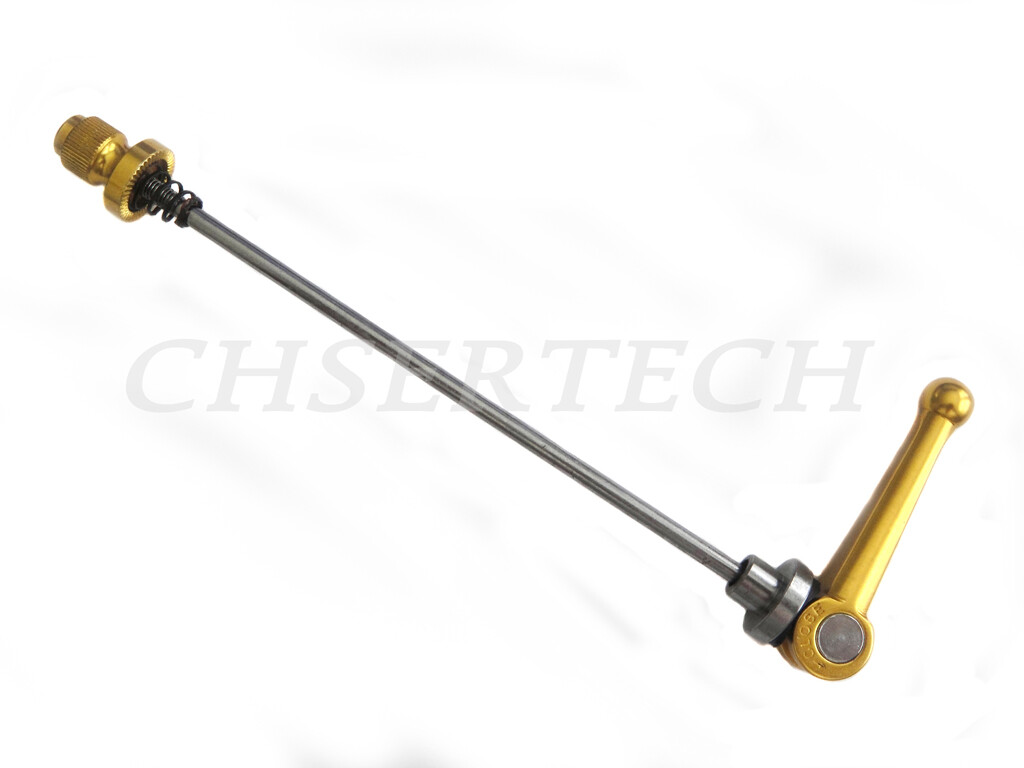 New MTB Bicycle Bike Disc Brake Adapter Rear Quick Release Wheel Skewer Gold