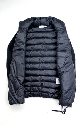Moncler Mens Quilted Down Wool Long 