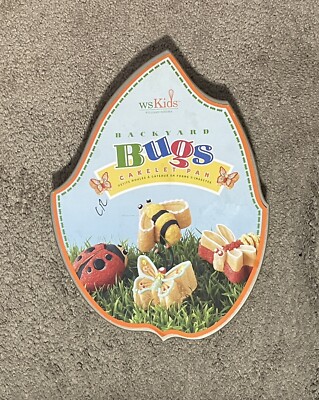 Williams Sonoma Nordic Ware Backyard Bugs Cakelet Pan WS Kids  2007 Bee Ladybug