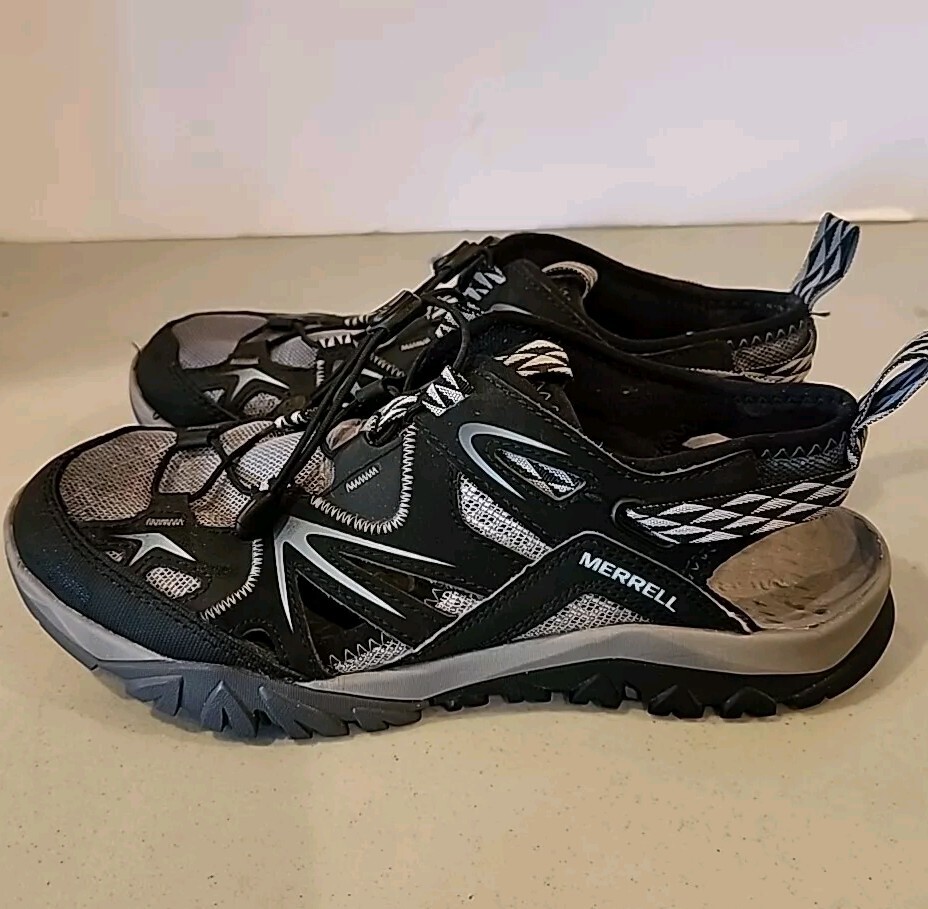 Merrell J35496 Capra Rapid Sieve scarpe da trekking acqua donna nero grigio taglia 8