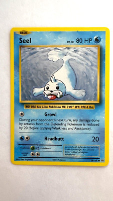 SEEL - 28/108 - XY Evolutions - Common - Regular - Pokemon Card - 2016 - LP 