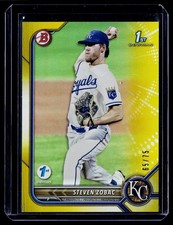 2022 Bowman Draft 1st Edition #BD-101 Steven Zobac Yellow #/75