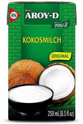 Kokosmilch AROY-D 250ml vegan laktosefrei für Currys Desserts pflanzlich