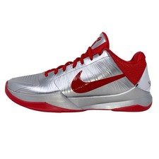 Nike Kobe 5 Protro 'Caitlin Clark PE' Silver Sneakers, Size 7 / 8.5W IV2712-001