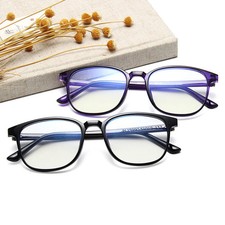 New Retro Clear Frame Glasses for Men Women Fashion Pink Eyeglasses