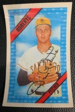 1972 Kellogg's 3-D Super Stars - Dave Roberts #15 "NL" in Bio in 2nd Line