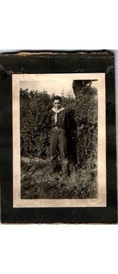 1950s Boy Scout Portrait Photograph Neckerchief Uniform Americana Outdoor Pose