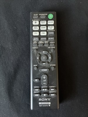 Sony AV System Remote Control RMT-AA401U OEM For Sony STR-DH590 Black in EUC