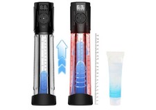 New Trend Electric Waterproof Red Light Penis Vacuum Pump Detachable Cup