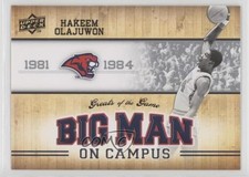 2009-10 Upper Deck Greats of the Game Big Man on Campus Hakeem Olajuwon HOF 1f8