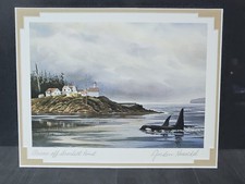 Gordon Henschel Orcas Off Scarlett Point Sign...