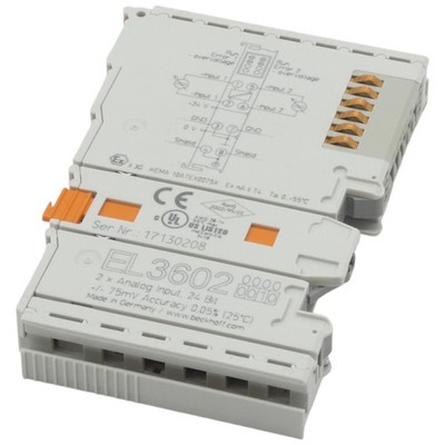 Beckhoff EL3602 24 Bit +/- 75mV EtherCAT-Klemme 2-Kanal-Analog-Eingang -used-