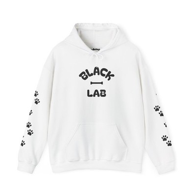 Black Lab Dog Lovers Hooded Sweatshirt - Cozy Pet Owner Gift, Labrador Retriever