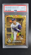 2024 Topps Chrome Gilded  - Yoshinobu Yamamoto RC  #54 25/99 🫆PSA10🫆