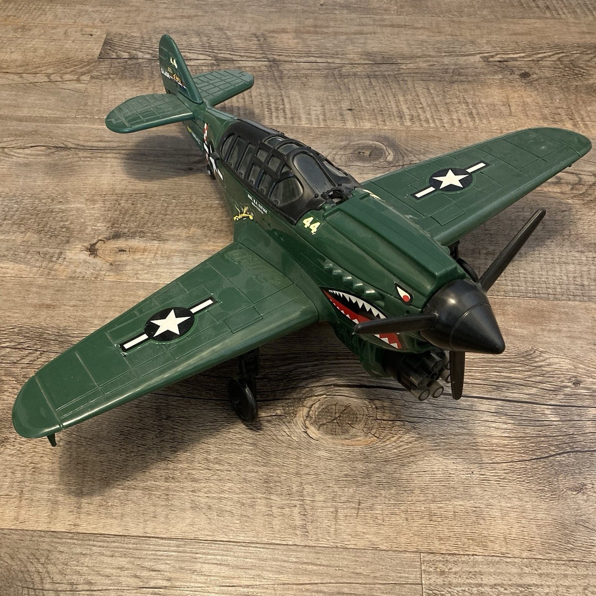 GI Joe SGT Savage Vehicle P-40 Warhawk Tested No Figure No