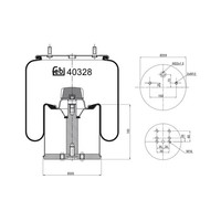 febi Bilstein Federbalg, Luftfederung 40328 FüR BPW