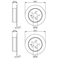 Disque de frein Toyota CORONA