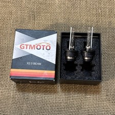 Gt Moto X2.0 Beam D2s Hid Headlight Bulbs 6000k Xenon Replacement Pair Open Box Gt Moto X2.0 Beam D2s Hid Headlight Bulbs 6000k Xenon Replacement Pair Open Box