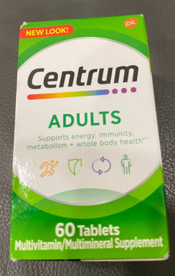 Centrum Multivitamins Adults 60 Tabs EXP 1/25