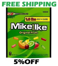 Mike and Ike Original Fruits Chewy Candy, 28.8 ounce Stand Up Bag, 1 count