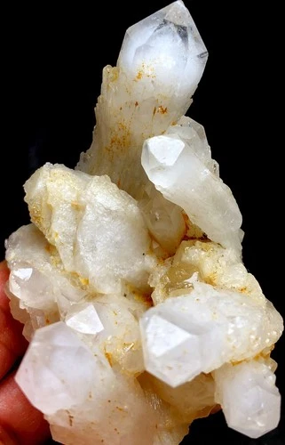 143g Himalayan Natural Lemurian Quartz Lemuria Crystal Point &Pyramid u712