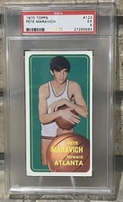 1970 Topps Basketball #123 Pete Maravich RC PSA 5