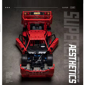 Ferrari F40 Building Block Model Car Supercar Model 4026 Parts