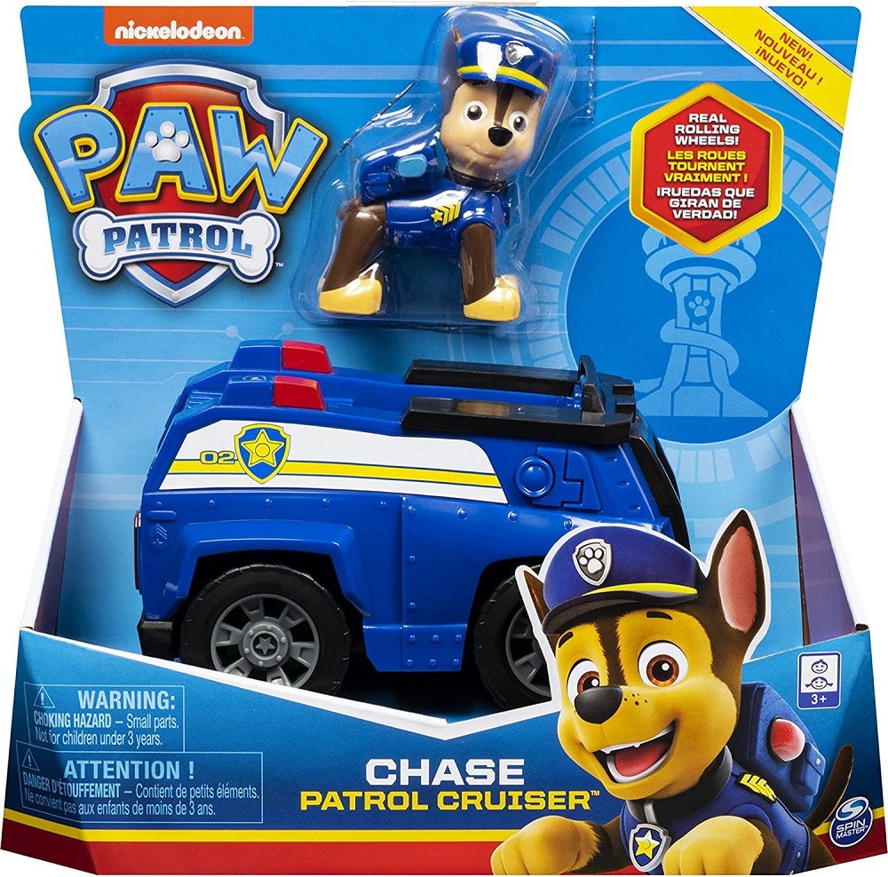Spin Master Paw Patrol Преследует патрульный крейсер с фигуркой погони, США Продавец