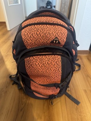 Satch Pack Schulrucksack blau/Orange 30L   ergonomisch   gebraucht sehr gut