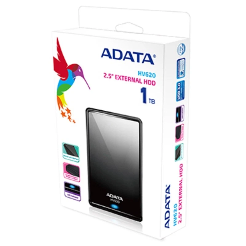 New ADATA HV620s 1TB 2TB 4TB External 2.5 Portable Hard Drive Storage HDD USB3.2 - Image 2 of 4
