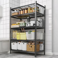 Storage Shelving Unit 5 Tier Heavy Duty 2400 lbs Adjustable Wire Rack for Garage