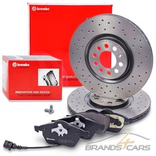 BREMBO BREMSSCHEIBEN Ø312 + BELÄGE VORNE FÜR AUDI TT 8N SEAT LEON 1M VW GOLF 4