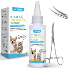 Dog Ear Cleaner,Dog Ear for Hair Removal 42g,Dog Ear Infection Treatment with...