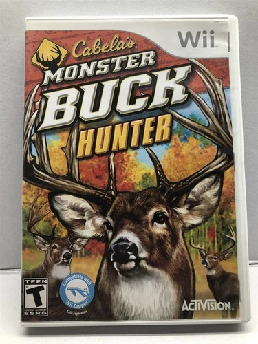Cabela's Monster Buck Hunter (Nintendo Wii) Complete w/ Manual - Tested Working - product listing photo