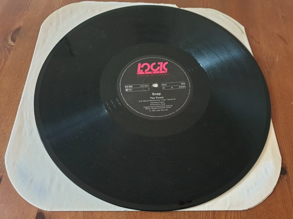 SNAP! - The Power Vinyl Single - Logic Records - Bild 3 von 3