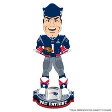 Pat The Patriot New England Patriots Super Bowl Xlix- 49 Bobble Head 2015 8