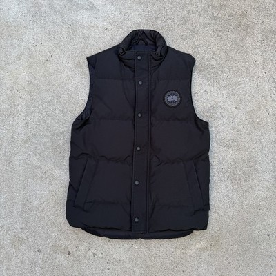 Canada Goose Garson Vest Black Label Men's Size S Small Puffer Gilet EUC
