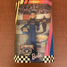 1998 BARBIE COLLECTOR EDITION 50th Anniversary NASCAR Kyle Petty New In Box