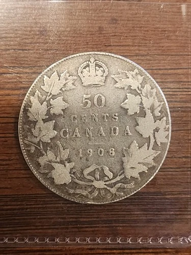 1908 Canada 50 Cents