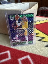 2024-25 Panini Mosaic NBA Lebron James Give And Go Green Prizm #1 Lakers
