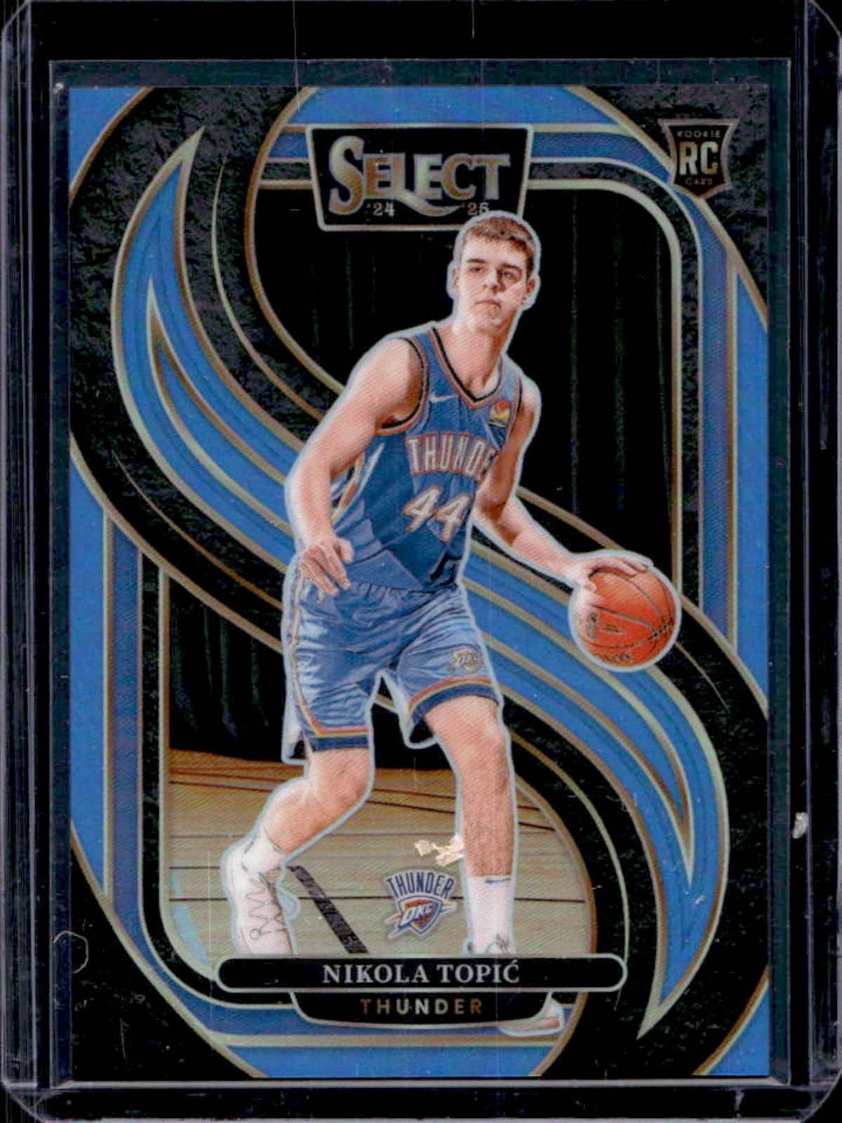 2024-25 Select Nikola Topic Premier RC Light Blue Prizm #75/299 Thunder