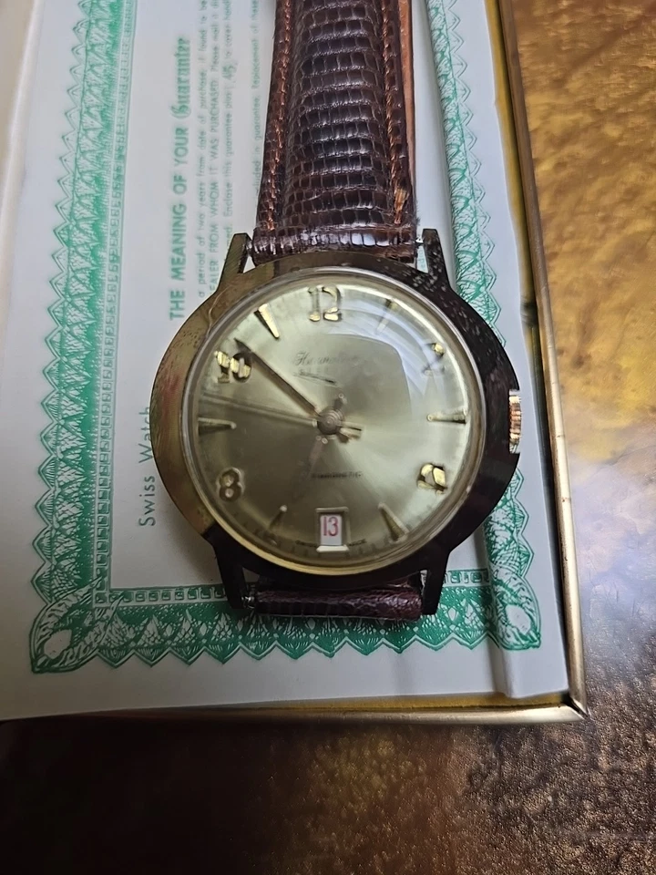 Reloj Hamilton Electra Hombre Vintage Movimiento Suizo Cuerda. ¿Necesitas trabajo? Foto 2 de 4