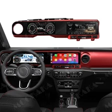 Dual Screen Car Radio for Jeep Wrangler JL Gladiator JT 2018-2023 Stereo Upgrade