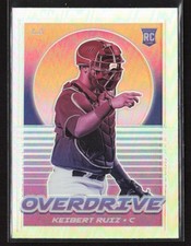 Keibert Ruiz 2021 Panini Chronicles #5 Overdrive Holo Los Angeles Dodgers