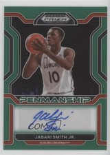 2022 Panini Prizm Draft Picks College Penmanship Green Jabari Smith Jr Auto 1m4i